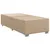 Produktbild 8 för Ramsäng med bäddmadrass cappuccino 90x200 cm konstläder