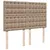 Produktbild 7 för Ramsäng med bäddmadrass cappuccino 140x190 cm konstläder