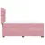 Produktbild 12 för Ramsäng med madrass rosa 80x200 cm sammet