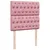 Produktbild 8 för Ramsäng med madrass rosa 80x200 cm sammet
