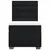 Produktbild 7 för Ramsäng med madrass svart 80x200 cm sammet