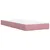 Produktbild 10 för Ramsäng med madrass rosa 90x190 cm sammet