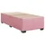 Produktbild 9 för Ramsäng med madrass rosa 90x190 cm sammet