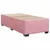 Produktbild 9 för Ramsäng med madrass rosa 90x190 cm sammet