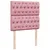 Produktbild 7 för Ramsäng med madrass rosa 90x200 cm sammet
