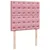 Produktbild 7 för Ramsäng med madrass rosa 90x200 cm sammet