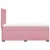 Produktbild 12 för Ramsäng med madrass rosa 100x200 cm sammet