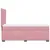 Produktbild 12 för Ramsäng med madrass rosa 100x200 cm sammet