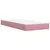 Produktbild 10 för Ramsäng med madrass rosa 100x200 cm sammet