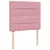 Produktbild 7 för Ramsäng med madrass rosa 120x190 cm sammet