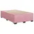 Produktbild 8 för Ramsäng med madrass rosa 120x200 cm sammet