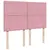 Produktbild 7 för Ramsäng med madrass rosa 140x190 cm sammet