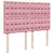 Produktbild 7 för Ramsäng med madrass rosa 140x200 cm sammet