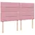 Produktbild 7 för Ramsäng med madrass rosa 180x200 cm sammet