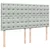 Produktbild 7 för Ramsäng med madrass ljusgrå 180x200 cm sammet