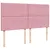 Produktbild 7 för Ramsäng med madrass rosa 200x200 cm sammet