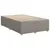 Produktbild 10 för Ramsäng med madrass taupe 120x190 cm tyg