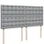 Produktbild 9 för Ramsäng med madrass ljusgrå 180x200 cm tyg
