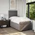 Produktbild 5 för Ramsäng med madrass taupe 80x200 cm tyg