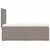 Produktbild 7 för Ramsäng med madrass taupe 80x200 cm tyg
