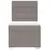 Produktbild 6 för Ramsäng med madrass taupe 90x190 cm tyg