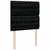 Produktbild 9 för Ramsäng med madrass svart 90x190 cm tyg