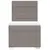 Produktbild 6 för Ramsäng med madrass taupe 100x200 cm tyg