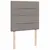 Produktbild 9 för Ramsäng med madrass taupe 100x200 cm tyg