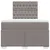 Produktbild 6 för Ramsäng med madrass taupe 120x190 cm tyg