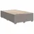 Produktbild 10 för Ramsäng med madrass taupe 120x190 cm tyg