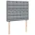 Produktbild 9 för Ramsäng med madrass ljusgrå 120x200 cm tyg