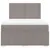 Produktbild 6 för Ramsäng med madrass taupe 140x200 cm tyg