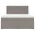 Produktbild 6 för Ramsäng med madrass taupe 180x200 cm tyg