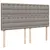Produktbild 9 för Ramsäng med madrass taupe 200x200 cm tyg