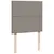 Produktbild 9 för Ramsäng med madrass taupe 80x200 cm tyg