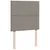 Produktbild 9 för Ramsäng med madrass taupe 90x190 cm tyg