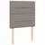 Produktbild 9 för Ramsäng med madrass taupe 90x190 cm tyg