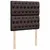 Produktbild 9 för Ramsäng med madrass mörkbrun 90x190 cm tyg