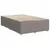 Produktbild 12 för Ramsäng med madrass taupe 120x200 cm tyg