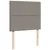 Produktbild 11 för Ramsäng med madrass taupe 120x200 cm tyg
