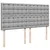 Produktbild 9 för Ramsäng med madrass ljusgrå 180x200 cm tyg