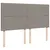 Produktbild 9 för Ramsäng med madrass taupe 200x200 cm tyg