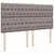 Produktbild 9 för Ramsäng med madrass taupe 200x200 cm tyg