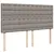 Produktbild 9 för Ramsäng med madrass taupe 200x200 cm tyg