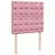 Produktbild 9 för Ramsäng med madrass rosa 90x200 cm sammet
