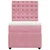 Produktbild 6 för Ramsäng med madrass rosa 100x200 cm sammet