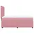 Produktbild 7 för Ramsäng med madrass rosa 100x200 cm sammet