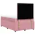 Produktbild 8 för Ramsäng med madrass rosa 120x190 cm sammet