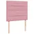 Produktbild 9 för Ramsäng med madrass rosa 120x190 cm sammet