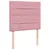 Produktbild 9 för Ramsäng med madrass rosa 120x200 cm sammet